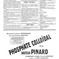 1399 - Page 1402 - Questions médico-militaires. Réforme avec pension. Utilisation à la mobilisation [P. Bonnette] / Livres nouveaux. Diagnostic précoce de la tuberculose débutante, par Guillermo A. Bosco... Buenos Aires, 1920. (A. Prudant et Compagnie éditeur.)... [M. Nathan] / Livres reçus / Sommaires des revues. Gynécologie et obstétrique / Journal d'urologie