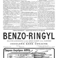 1408 - Page 1411 - Concours. Externat / Ecole de médecine de Caen / Ecole de médecine de Dijon / Faculté de médecine de Lyon / Hôpitaux de Nantes / Hôpitaux civils de Reims / Inspecteur départemental d'Hygiène / Nouvelles. Paris et départements. Distinctions honorifiques (Voir la suite, p. 1413.)
