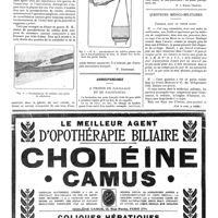 1421 - Page 1424 - Petite chirurgie pratique. Pseudarthrose du cubitus [P. Desfosses] / Correspondance. A propos de palillalie et de palincinésie [D. J. Késer] / Questions médico-militaires. Passage dans le cadre actif (Voir la suite, p. 1429.)