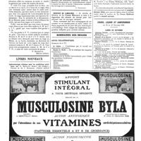 1426 - Page 1429 - Questions médico-militaires. Passage dans le cadre actif [P. Bonnette] / Livres nouveaux. Ophtalmologie clinique pour les praticiens généraux, par A. Maitland Rambay... (Oxford medical publications 1920)... [A. Cantonnet] / Sommaires des revues. Revue philanthropique / Cours, leçons et conférences du 25 au 30 octobre 1920. Lundi 25 octobre