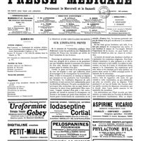 1434 - Page 1437 - Sommaire / A propos d'une circulaire récente sur l'initiative privée