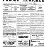 1442 - Page 1445 - Sommaire / Pour la production scientifique