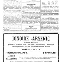 1447 - Page 1450 - Médecine pratique. Les laits fermentés dans la thérapeutique de la première enfance [P. Nobécourt] / Correspondance [Papillon et Flipo] / Variétés. La population française en 1919 / La médecine à travers le monde. Angleterre