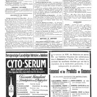 1456 - Page 1459 - Cours, leçons et conférences du 1er au 7 novembre 1920. Samedi 6 novembre / Dimanche 7 novembre / Université de Paris. Clinique chirurgicale de l'Hôtel-Dieu / Clinique obstétricale de l'hôpital de la Pitié / Clinique médicale de l'hôpital Beaujon / Universités de Province. Faculté de médecine de Bordeaux / Faculté de médecine de Lille / Faculté de médecine de Montpellier / Faculté de médecine de Nancy / Faculté de Pharmacie de Nancy / Hôpitaux et hospices. Asiles publics d'aliénés de la Seine / Hôpital Saint-Antoine / Hôpitaux de Nantes / Concours. Internat / Externat (Voir la suite, p. 1461.)