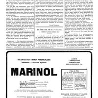 1490 - Page 1493 - IVe Conférence interalliée pour l'assistance aux invalides de guerre (Bruxelles, 19-24 septembre 1920.) [Carle Roederer] / Le service de la vaccine à l'Institut Pasteur de Tchen-Tou
