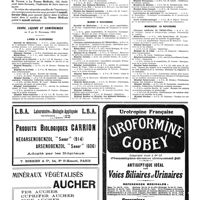 1498 - Page 1501 - Cours, leçons et conférences du 8 au 14 novembre 1920. Lundi 8 novembre / Mardi 9 novembre / Mercredi 10 novembre
