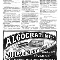 1499 - Page 1502 - Cours, leçons et conférences du 8 au 14 novembre 1920. Mercredi 10 novembre / Jeudi 11 novembre / Vendredi 12 novembre / Samedi 13 novembre