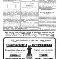1517 - Page 1520 - La natalité et la mortalité infantile en Allemagne avant et après la guerre [L. Cheinisse] / La vie syndicale. Ordre du jour voté par le Conseil d'administration du Syndicat des médecins de la Seine / Géographie médicale. La crise de la natalité au Congo belge