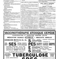 1526 - Page 1529 - Sommaires des revues. Gynécologie et obstétrique / Annales de médecine / Archives de médecine des enfants / Cours libre de la faculté de médecine / Cours, leçons et conférences du 14 au 21 novembre 1920. Dimanche 14 novembre / Lundi 15 novembre
