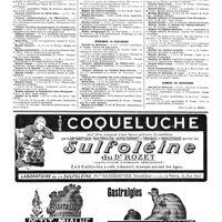 1528 - Page 1531 - Cours, leçons et conférences du 14 au 21 novembre 1920. Mercredi 17 novembre / Jeudi 18 novembre / Vendredi 19 novembre / Samedi 20 novembre (Voir la suite, p. 1533.)