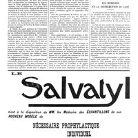 1540 - Page 1543 - L'école de santé publique de l'université de Harvard / Les médecins et la distribution du lait