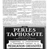 1542 - Page 1545 - Variétés. Préparation rationnelle de l'infusion de thé / La médecine à travers le monde. Afrique du sud / Australie / Brésil / Écosse / Italie / Mésopotamie / Questions médico-militaires. L'Institut Pasteur et ses filiales