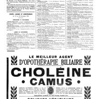 1565 - Page 1568 - Cours, leçons et conférences du 21 au 28 novembre 1920. Dimanche 21 novembre / Lundi 22 novembre / Mardi 23 novembre (Voir la suite, p. 1573.)