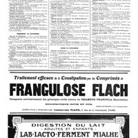 1570 - Page 1573 - Cours, leçons et conférences du 21 au 28 novembre 1920. Mardi 23 novembre / Mercredi 24 novembre / Jeudi 25 novembre