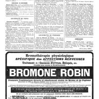 1572 - Page 1575 - Cours, leçons et conférences du 21 au 28 novembre 1920. Samedi 27 novembre / Dimanche 28 novembre / Université de Paris. Anatomie descriptive / Pathologie externe / Hôpital Necker / Clinique médicale de l'Hôtel-Dieu / Universités de Province. Ecole de médecine de Nantes / Hôpitaux et hospices. Hôpital Laënnec / Clinique médicale de l'hôpital Saint-Antoine / Concours. Internat (Voir la suite, p. 1577.)