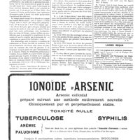 1591 - Page 1594 - Questions médico-militaires. Renseignements divers sur l'Ecole de Lyon [P. Bonnette] / Livres nouveaux. Les maladies du coeur, par Sir James Mackenzie... traduit par M. Francon. Préface de M. le Professeur Vaquez... (Librairie Félix Alcan)... / Livres reçus