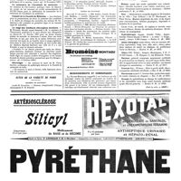 1602 - Page 1605 - Nouvelles. Distinctions honorifiques / Le centenaire de l'Académie de médecine / Conseil de la faculté de médecine / Le stage des étudiants chirurgiens-dentistes / Nécrologie. [M. Victor Carlier ; M. Sabourin] / Actes de la Faculté de Paris / Renseignements et communiqués (Voir la suite, p. 1607.)