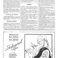 1620 - Page 1623 - Université de Paris. Clinique chirurgicale de l'hôpital Cochin / Parasitologie et histoire naturelle médicale / Universités de Province. Faculté de médecine de Lille / Hôpitaux et hospices. Hôpital Tenon / Amphithéâtre d'anatomie / Concours. Internat / Hôpital-hospice de Saint-Germain-en-Laye / Ecoles nationales vétérinaires de Lyon et de Toulouse / Ecole de médecine de Nantes / Dispensaire de salubrité