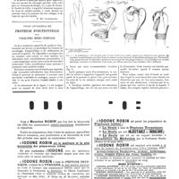 1633 - Page 1636 - V. Carlier [Nécrologie] [F. De Lapersonne] / Trois appareils de prothèse fonctionnelle pour paralysies médio-cubitales