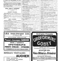 1642 - Page 1645 - Cours, leçons et conférences du 5 au 12 décembre 1920. Dimanche 5 décembre / Lundi 6 décembre / Mardi 7 décembre
