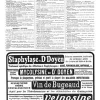 1643 - Page 1646 - Cours, leçons et conférences du 5 au 12 décembre 1920. Mardi 7 décembre / Mercredi 8 décembre / Jeudi 9 décembre