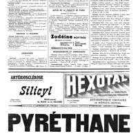 1646 - Page 1649 - Cours, leçons et conférences du 5 au 12 décembre 1920. Samedi 11 décembre / Dimanche 12 décembre / Concours. Internat / Pharmacien des hôpitaux / Actes de la Faculté de Paris. Examens de doctorat / Renseignements et communiqués (Voir la suite, p. 1651.)