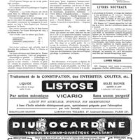 1685 - Page 1688 - Questions médico-militaires. Diplôme de médecin colonial à Bordeaux [P. Bonnette] / Livres nouveaux. L'art pratique de formuler, à l'usage des étudiants et des praticiens, par M. Lemanski... (Masson et Compagnie, éditeurs), Paris, 1920... [L. Rivet] / Livres reçus