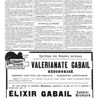 1692 - Page 1695 - Université de Paris. Clinique médicale de l'Hôtel-Dieu / Clinique médicale / Universités de Province. Faculté de médecine de Bordeaux / Faculté de médecine de Lyon / Ecole de médecine de Marseille / Faculté de médecine de Montpellier / Faculté de pharmacie de Montpellier / Faculté de pharmacie de Nancy / Faculté de médecine de Strasbourg