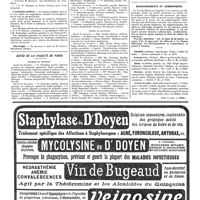 1718 - Page 1721 - Nouvelles. Le centenaire de l'Académie de médecine / L'orchestre médical / Nécrologie. [M. Carle (Drôme)] / Actes de la Faculté de Paris / Renseignements et communiqués (Voir la suite, p. 1723.)