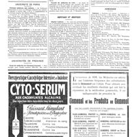 1744 - Page 1747 - Cours, leçons et conférences du 27 au 31 décembre 1920. Vendredi 31 décembre / Université de Paris. Clinique médicale des enfants / Ecole vétérinaire d'Alfort / Universités de Province. Ecole de médecine de Clermont-Ferrand / Faculté de médecine de Lille / Hôpitaux et hospices. Hôpital Laënnec / Hospice de la Salpêtrière / Concours. Internat (Voir la suite, p. 1749.)