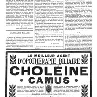 1753 - Page 1756 - La nouvelle loi allemande du 12 mai 1920 sur les pensions militaires d'invalidité. Tarif des pensions. Mesures sociales [Daussat] / L'assurance-maladie [P. Desfosses] / L'assurance-maladie. Son importance au point de vue de la profession médicale