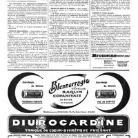 1770 - Page 1773 - Nouvelles. Bureau municipal d'hygiène / Service départemental d'ambulances / Les subventions aux dispensaires antituberculeux / Corps de santé militaire / Service de santé de la marine / Les médecins aux Armées. Médaille militaire / Citations à l'ordre du jour