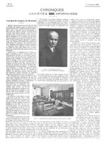 Fig. 1. Le Professeur Rousseau, doyen de la Faculté de médecine de Québec / Fig. 2. Laboratoire des  [...]