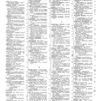 0034 - Page 4 - Table des matières des analyses de la «revue des journaux» et des «répertoires de médecine pratique». Table des matières