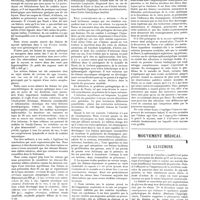 0007 - Page 3 - Travaux originaux. Le rôle pathogène de la mycose splénique de Nanta. Par Ch. Oberling / Mouvement médical. La glycémine