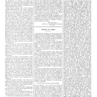 0048 - Page 44 - Chroniques, variétés et informations. Assurances sociales et tuberculose [Eugène Briau] / Chiens et chats
