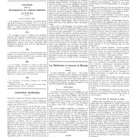 0066 - Page 62 - Chroniques, variétés et informations. La guérison des condylomes par la suggestion / Association pour le développement des relations médicales (A.D.R.M.). Mardi 3 janvier 1928 / Curiosités médicales. Un cas de rupture de l'estomac chez un nouveau-né / La médecine à travers le monde. Brésil / États-Unis / Russie / Livres nouveaux. Cliniques dermatologiques..., par le. Dr L. Brocq... (Masson et Compagnie, éditeurs), 1927... Pour lire dans les moments de loisir