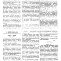 0090 - Page 86 - Travaux originaux. Kyste hydatique et salmonellose. Par E.-L. Peyre... / Sociétés de Paris. Académie de médecine. 17 janvier 1928 / Société de biologie. 10 janvier 1928