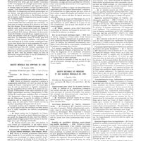 0093 - Page 89 - Sociétés de province. Société de chirurgie de Lyon. 12 janvier 1928 / Société médicale des hôpitaux de Lyon. 10 janvier 1928 / Société nationale de médecine et des sciences médicales de Lyon. 4 janvier 1928 / 11 janvier 1928