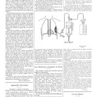 0099 - Page 95 - Chroniques, variétés et informations. S.-I. De Jong (1878-1928) [Nécrologie] [Fernand Bezançon] / Appareils nouveaux. Oléothorax (création et entretien). Seringue à vis des Drs Hinault et Urbain Guinard / Les médecins étrangers à Paris / Livres nouveaux. L'année obstétricale (deuxième série), par H. Vignes... et B. Jean... avec la collaboration de V. Robin... (Masson et Compagnie, éditeurs), 1927... [J. Dumont] / Livres reçus