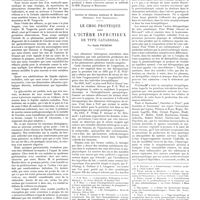 0105 - Page 101 - Travaux originaux. La névraxite toxi-infectieuse à début par troubles mentaux décrite par M. Targowla est-elle autre chose qu'une forme clinique de la maladie de cruchet ? Par MM. Paul Pagès... et Henri Viallefont... / Institut de clinique médicale B, Bucarest (Directeur : Prof. Daniélopolu.). Le choc protéique dans l'ictère infectieux de type catarrhal. Par Emile Pocréan