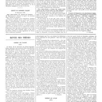 0110 - Page 106 - Sociétés de province. Société d'oto-neuro-oculistique de Strasbourg. 10 décembre 1927 / Société de chirurgie d'Alger. 15 décembre 1927 / Revue des thèses. Thèse de Paris (1927). D. Ferey. De la résection du plexus hypogastrique supérieur (nerf présacré) dans les affections du petit bassin (Librairie Arnette) [J. Dumont] / Thèse de Lyon (1927). Suzanne creysse. Contribution à l'étude clinique des hépatites amibiennes et spécialement de leurs formes larvées (Imprimerie Bosc frères et Riou, Lyon)