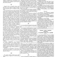 0128 - Page 124 - Petites cliniques de «la presse médicale». N° 18. Encéphalite épidémique à forme paraplégique. Par Louis Ramond... / Paralysie faciale transitoire consécutive à l'anesthésie locale de la mastoïde