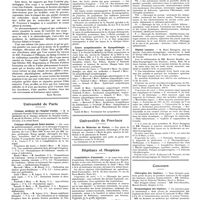 0165 - Page 159 - Chroniques, variétés et informations. Livres nouveaux. Principes de pharmacodynamie ; constitutions chimiques ; propriétés physiologiques, par MM. L. Hugounencq... et G. Florence.., (Masson et Compagnie, éditeurs), Paris, 1928... [René Hazard] / Université de Paris. Clinique médicale de l'hôpital Cochin / Clinique chirurgicale Saint-Antoine / Cours complémentaire de sympathologie / Universités de province. École de médecine de Nantes / Hôpitaux et hospices. Amphithéâtre d'anatomie / Hôpital Laennec / Concours. Chirurgien des hôpitaux / Stomatologiste des hôpitaux / Internat des asiles publics d'aliénés de la Seine