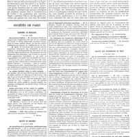 0189 - Page 183 - Travaux originaux. Traitement des menorragies d'origine ovarienne par l'insuline. Par G. Cotte / Sociétés de Paris. Académie de médecine. 7 février 1928 / Société de biologie. 4 février 1928 / Société des chirurgiens de Paris. 3 février 1928