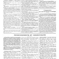 0246 - Page 240 - Chroniques, variétés et informations. Université de Paris. Bureau municipal d'hygiène de Vannes / Nouvelles. Distinctions honorifiques / Naturalisation / Académie des sciences et lettres de Montpellier / Service des enfants assistés de la Seine / Conseil supérieur du tourisme / Office national du tourisme / L'inspection médicale dans l'enseignement / Comité consultatif des arts et manufactures / Commissions tripartites du département de la Seine / Bureau municipal d'hygiène d'Arles / Bureau municipal d'hygiène de Bône / Nord-médical / Croisière annuelle du Bruxelles-Médical / L'inauguration des cours de l'école de sérologie / Renseignements et communiqués
