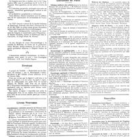 0261 - Page 255 - Chroniques, variétés et informations. La médecine à travers le monde. Canada. Italie / Portugal / Erratum / Livres nouveaux. L'architecture cellulaire normale de l'écorce cérébrale, par Constantin C. V. Economo..., édition française par le Dr Ludo Van Bogaert... (Masson, 1927) / Université de Paris. Clinique médicale des enfants. Anatomie descriptive / Dermatologie et syphiligraphie / Physiologie appliquée à l'éducation physique / Obstétrique / Histoire de la médecine et de la chirurgie / Physiologie / Hôpitaux et hospices. Amphithéâtre d'anatomie des hôpitaux / Concours. Médecin des hôpitaux / Hospices civils de Rouen / Nouvelles. Distinctions honorifiques / A la mémoire du professeur Gilbert / Association pour le développement de l'hygiène maternelle et infantile / Université de Gand / La maternité