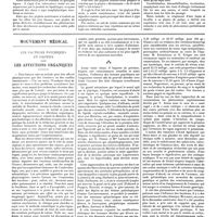0266 - Page 260 - Travaux originaux. Choc par piqûre de guèpe chez un tuberculeux par Ch. Mantoux... / Mouvement médical. Les facteurs psychiques et émotifs dans les affections organiques
