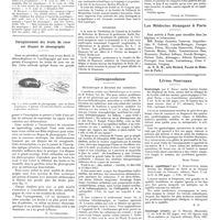 0292 - Page 286 - Chroniques, variétés et informations. L'attaque et la défense contre les moustiques. Bibliographie / Enregistrement des bruits du coeur sur disques de phonographe [R. Lutembacher] / La médecine à travers le monde. Brésil. Roumanie / Correspondance. Héliothérapie et filtration des radiations [Foveau de Courmeille] / Les médecins étrangers à Paris / Livres nouveaux. Gynécologie, par E. Douay... (Gaston Doin et compagnie, éditeurs), Paris... [Henri Vignes] / Suis-je syphilitique ? par V. Scheikevitch... (Le François, éditeur), Paris... / Sémiologie urinaire, par O. Mercier... (A. Legrand, éditeur), Paris, 1927