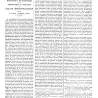 0311 - Page 305 - Travaux originaux. Action des solutions hypertoniques et hypotoniques sur la tension normale et pathologique du liquide céphalo-rachidien. Par MM. H. Claude, A. Lamache, J. Cuel et J. Dubar
